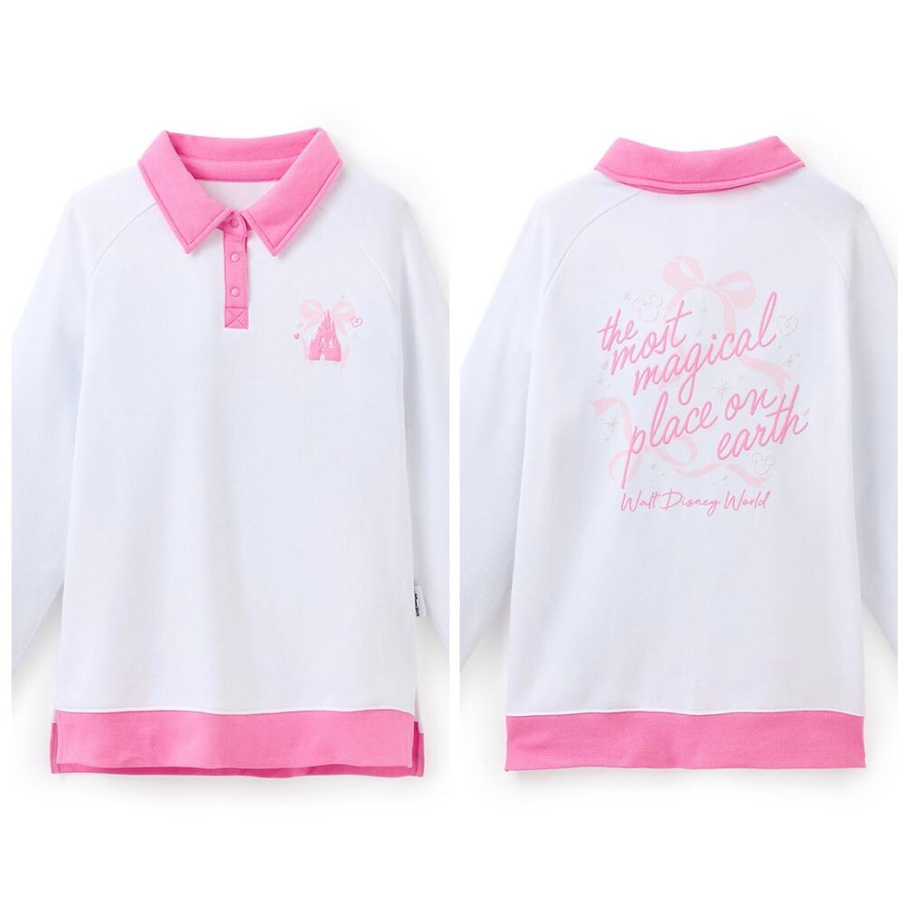 Disney Parks Walt Disney World 1/4 Snap Pullover Sweatshirt
